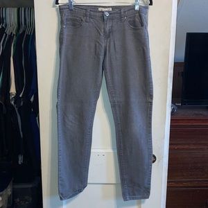 Forever 21 Skinny Ankle Light Gray Wash Jeans W28